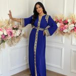 Kaoutar kaftan - blue